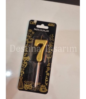 sayılı pasta mumu